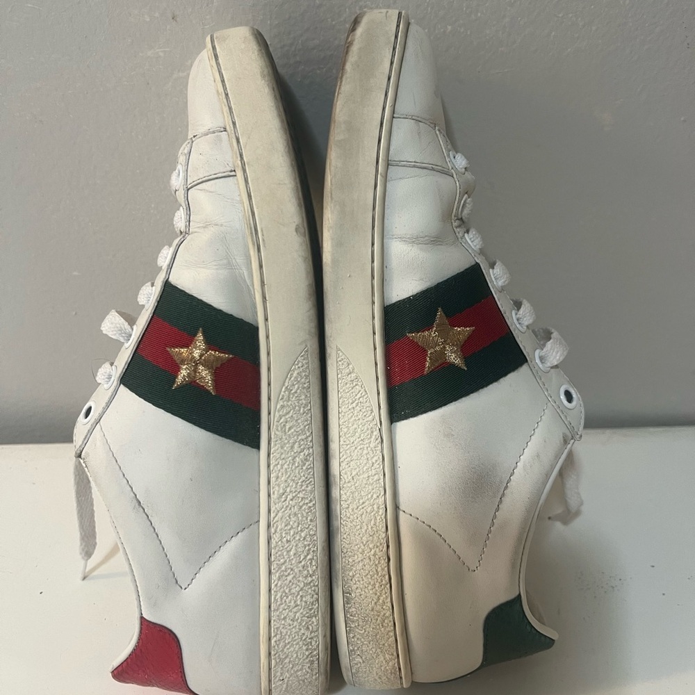 Women’s GUCCI ACE sneakers pineapple/ladybug. SIZE 37. - Picture 2 of 7